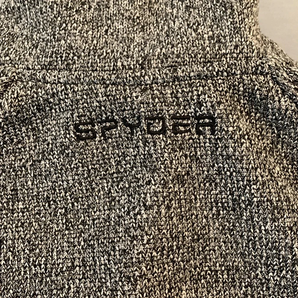 Spyder Jacket Mens Small Gray Colorblock Fleece Full Zip Ski Hiking SPFED043-065